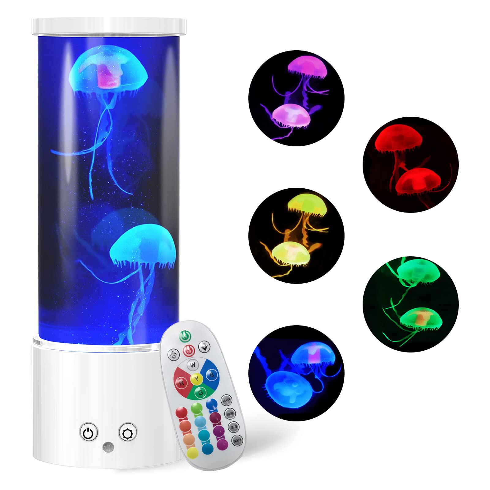 Lavalamp Jellyfish Lamp blends molten glow with floating jellyfish—captivating, fluid visuals that turn any space into a dreamy, eye-catching retreat.